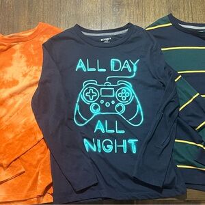 Old Navy Bundle Of 3 Boys Long Sleeve Tees